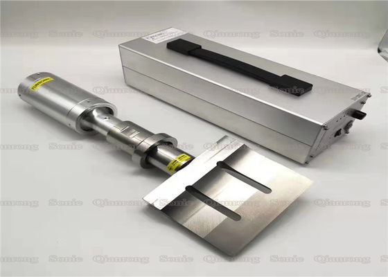 شفرة قطع الغذاء الصف التيتانيوم مع 20 كيلو هرتز عرض مخصص بالموجات فوق الصوتية للحوم المجمدة